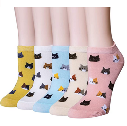 Socken Katzenmotiv lustige Socken